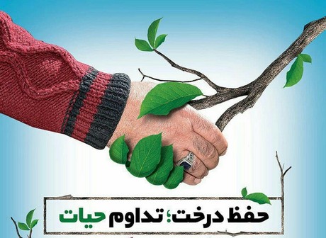 غرس نهال بمناسبت روز درخت کاری